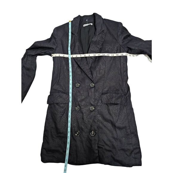 Reformation Maxwell linen black blazer dress Medium - Picture 8 of 10